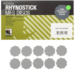 Indasa RHYNOSTICK Schleifblüten 36mm P2000