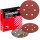 Indasa RED LINE Schleifscheibe Klett 6H Ø 150mm