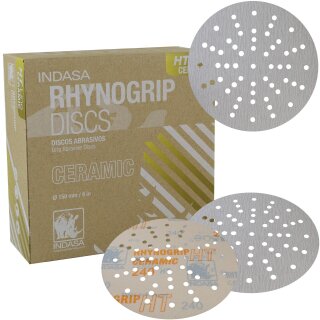 Indasa HT LINE CERAMIC Schleifscheibe Klett Ultravent Ø 150mm